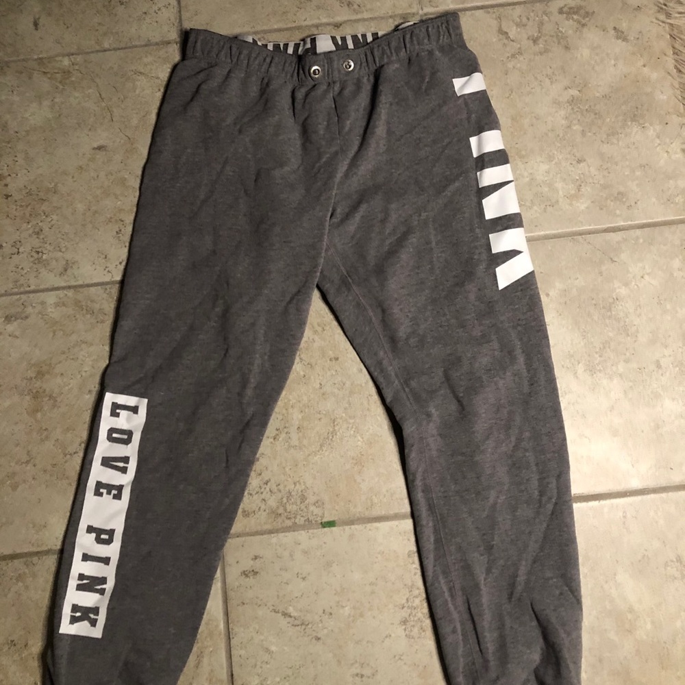Pink sweatpants